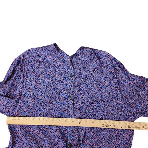 The Kit Issa Jumpsuit 4 Royal Blue Spot Drawstring Belt Boxy Cinch NWT - Picture 11 of 11